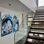Modern staircase and interior repaint in Drummoyne with smooth finishes and natural light