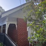 Exterior repaint of brick and rendered walls on Marrickville home