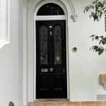 Heritage front door and entry painting Forbes Street Newtown