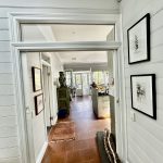 Interior hallway and timber detailing in Annandale heritage home after painting