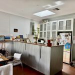 Interior kitchen and living area painting in Annandale heritage home