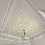 Restored decorative ceiling painting in Annandale heritage home