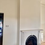 Restored heritage fireplace and interior painting project in Enmore NSW
