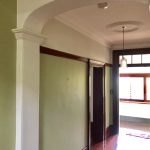 Interior hallway painting with ceiling rose and timber trims Balmain