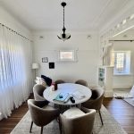 Interior dining room painting with decorative ceilings in Croydon heritage home