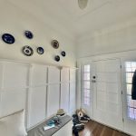 Entry hallway painting with heritage wall panelling in Croydon NSW