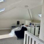 Upper-level room and ceiling painting project in Croydon NSW