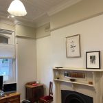 Restored decorative ceiling in heritage home Sydney Inner West