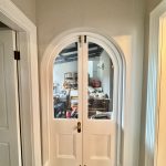 Heritage arched doorway and interior trim painting in Enmore home
