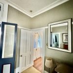 Bedroom interior painting with decorative cornices and heritage details in Enmore home