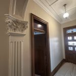 Heritage hallway and decorative plaster restoration project in Hurlstone Park NSW