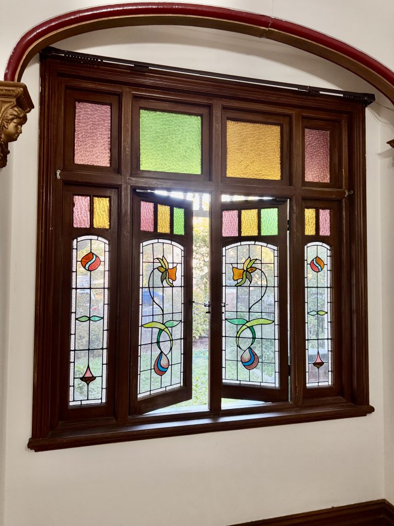 Heritage stained glass window and timber joinery restoration in Hurlstone Park NSW