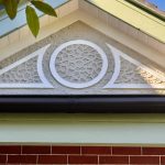 Federation home gable restoration and decorative detail painting in Lewisham NSW