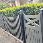 Timber fence and gate painting project at heritage home in Croydon NSW