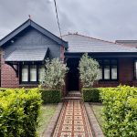 Front façade painting and restoration on heritage home in Croydon NSW