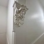 Ornate heritage plaster feature restoration and painting in Ashfield NSW