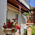 Verandah restoration and painting work on heritage home in Douglas Street Stanmore