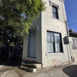 Heritage terrace exterior in Wells Street Annandale during repainting project