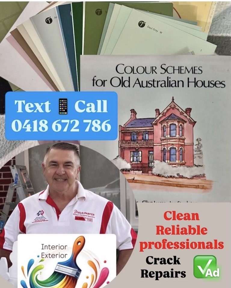 Aaron Vance with heritage colour schemes for old Australian houses
